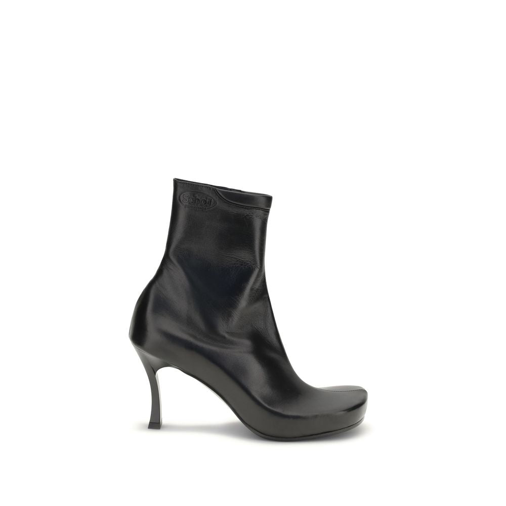 Balenciaga Schwarze Kalbshaut Bos Taurus Stiefeletten