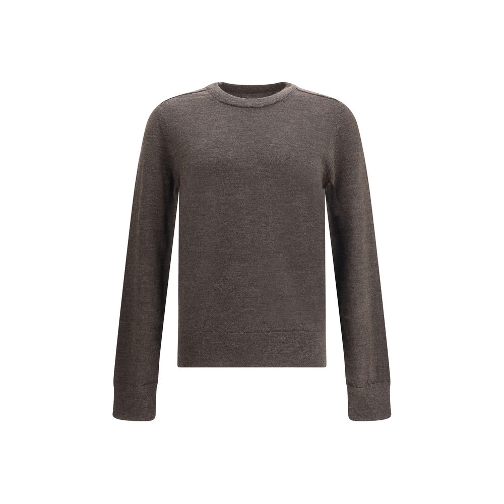 Margiela Brauner Woll-Sweatshirt