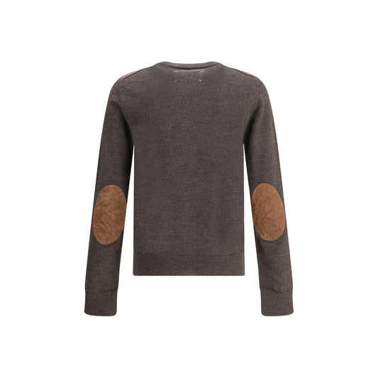Margiela Brauner Woll-Sweatshirt
