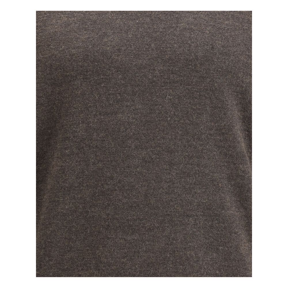 Margiela Brauner Woll-Sweatshirt