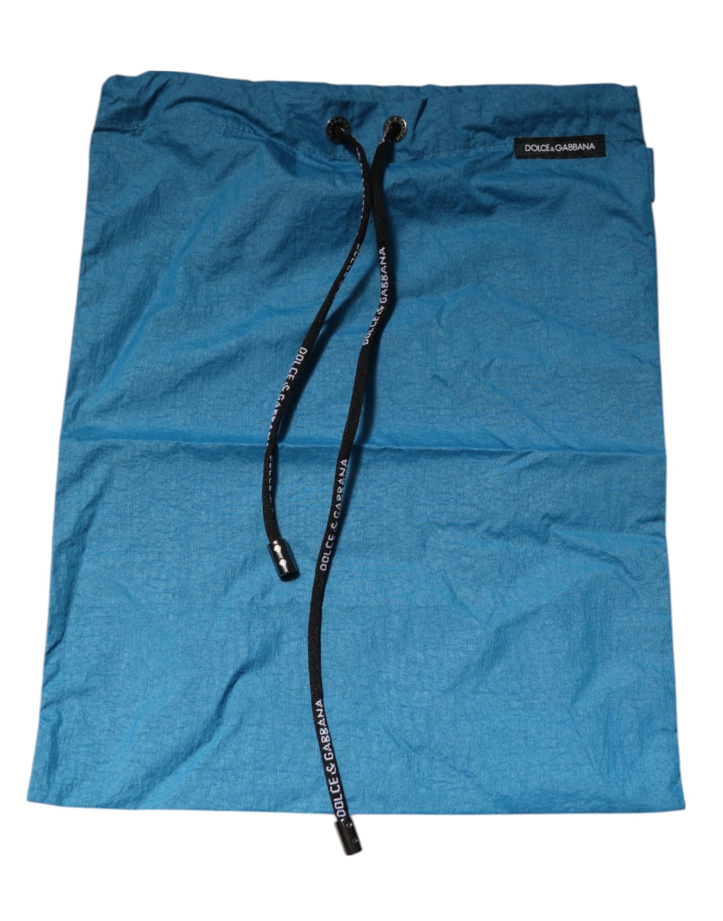 Dolce & Gabbana Blaue Logo-Bund Badehose Shorts Bademode