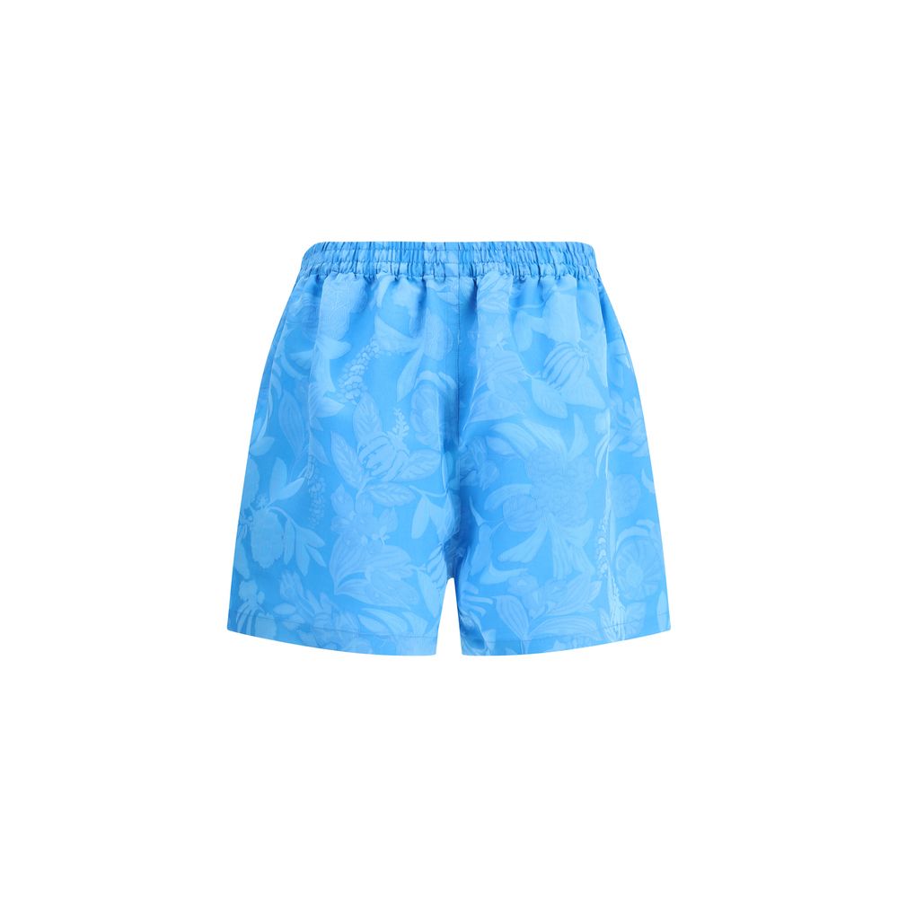 Balenciaga Blaue Viskose-Bermuda-Shorts