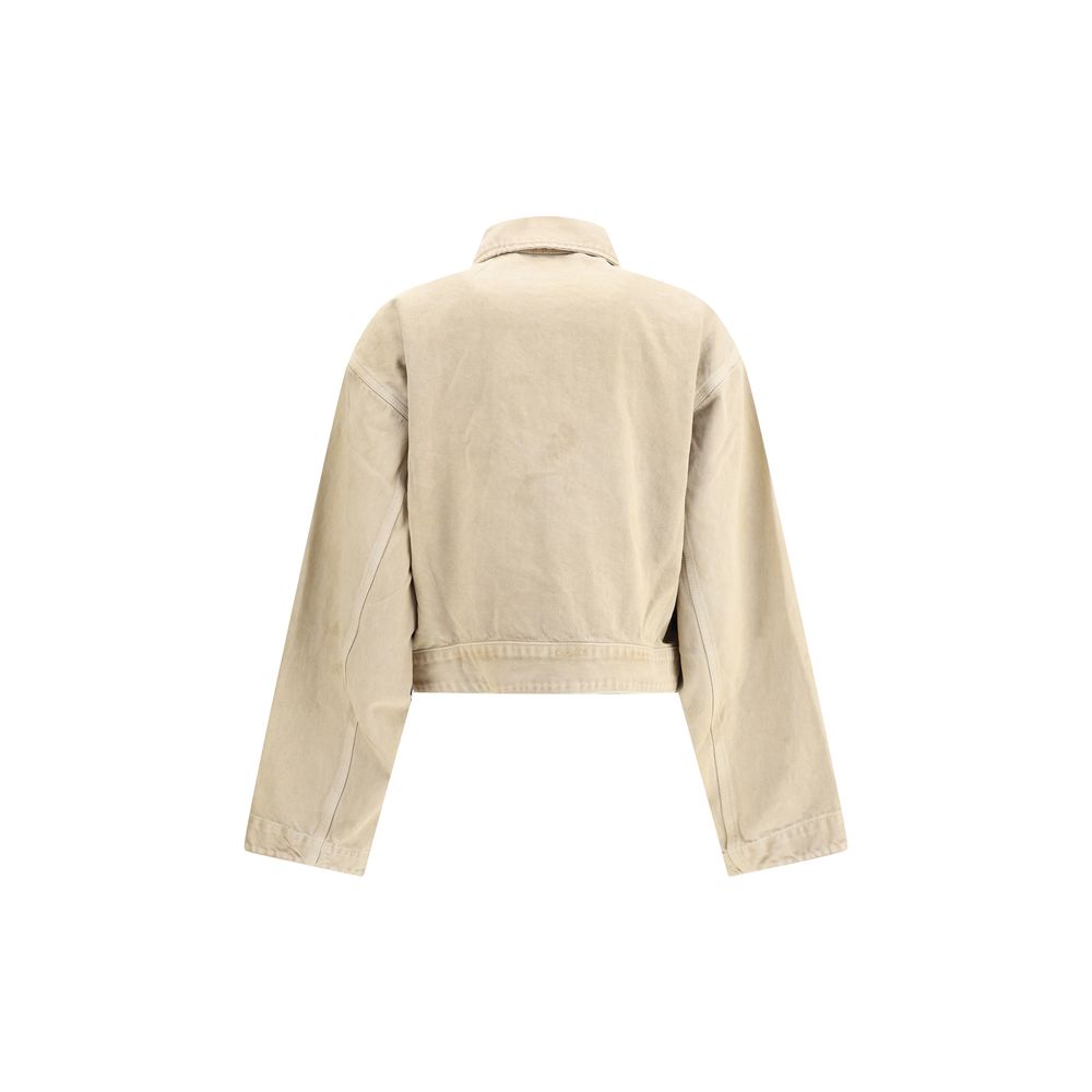 Balenciaga Beige Baumwoll-Jeansjacke