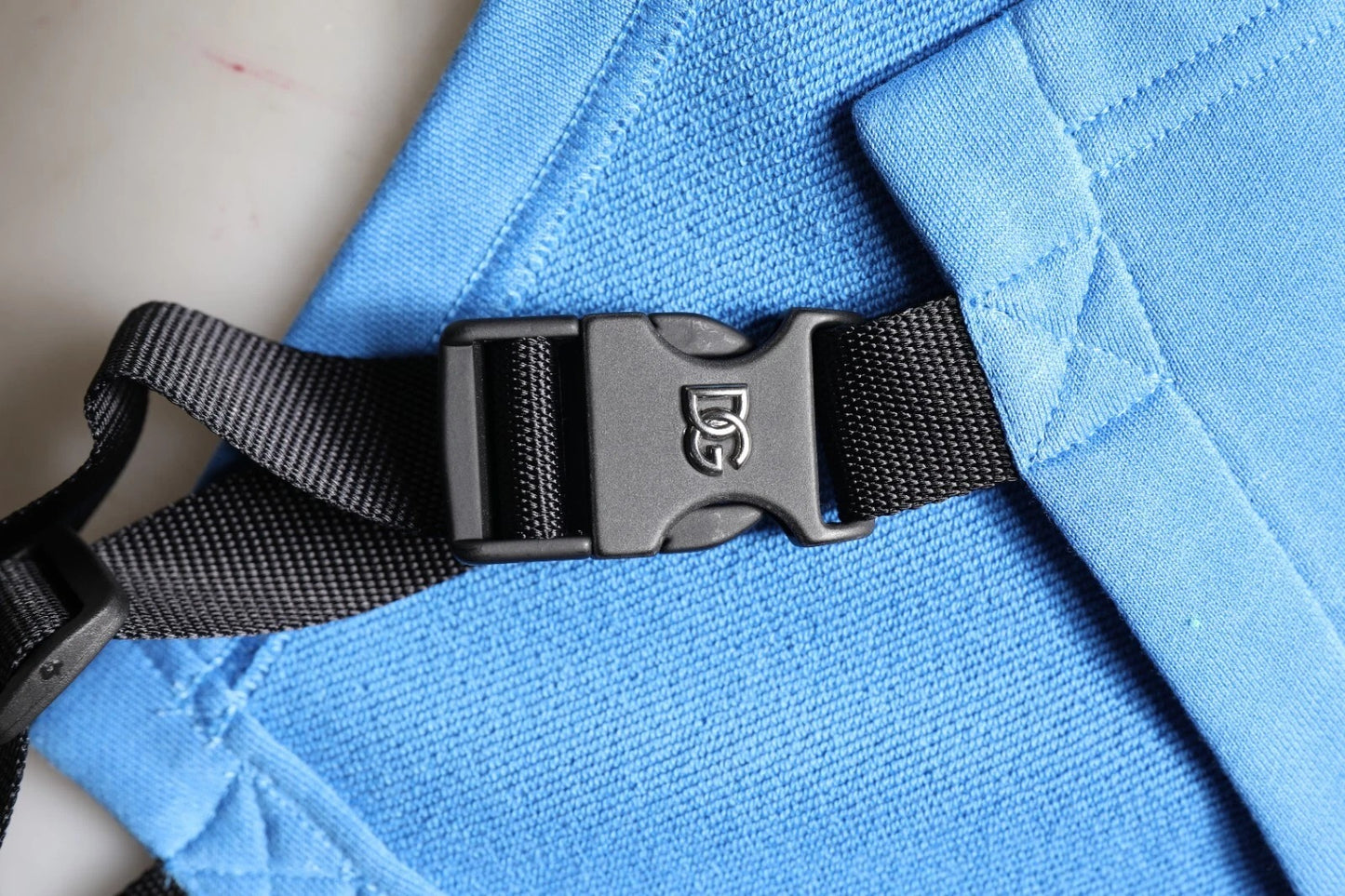 Dolce & Gabbana Blaue Baumwolle mit Kapuze Männer Sportswear Einheitsgröße Weste