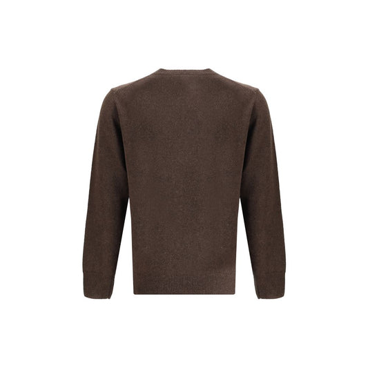 Brooksfield Braunes Alpaka-Sweatshirt aus Vicugna Pacos-Wolle