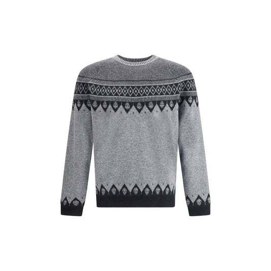 Alexander McQueen Grauer Woll-Sweatshirt