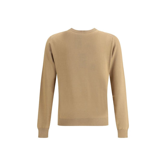 Fendi Beiger Fleece-Wollpullover