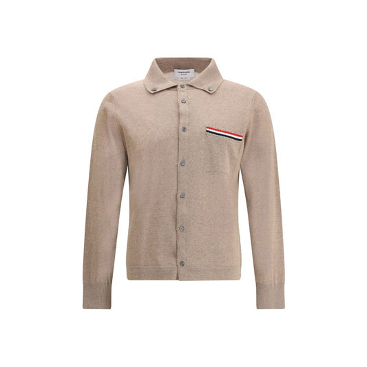 Thom Browne Beiger Wollfleece-Cardigan