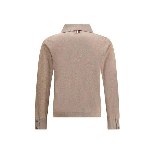 Thom Browne Beiger Wollfleece-Cardigan