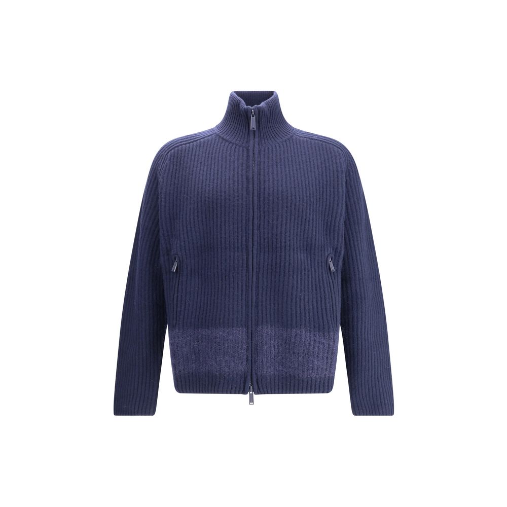 Dsquared² Blauer Wollcardigan