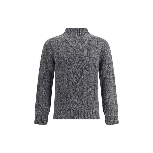 Brooksfield Grauer Woll-Sweatshirt