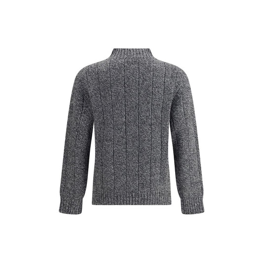 Brooksfield Grauer Woll-Sweatshirt