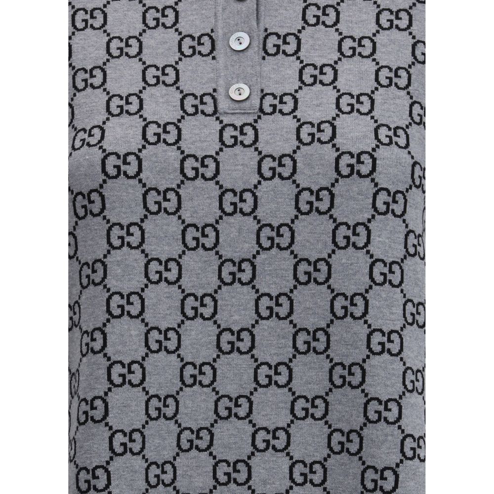 Gucci Graues Wollkleid für den Alltag