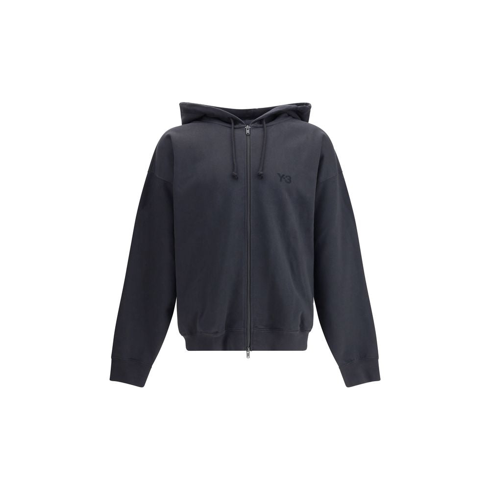 Y-3 Baumwoll-Sweatshirt in Schwarz