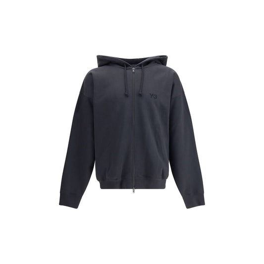 Y-3 Baumwoll-Sweatshirt in Schwarz
