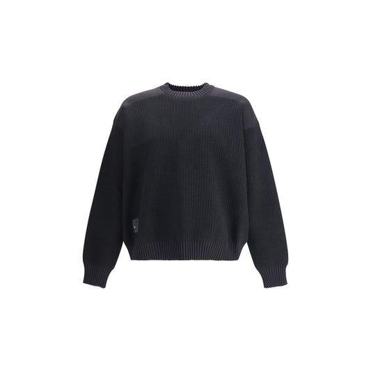 Y-3 Schwarzer Woll-Sweatshirt