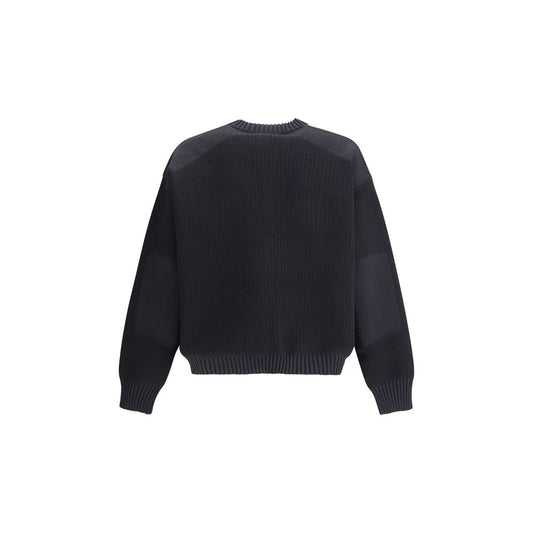 Y-3 Schwarzer Woll-Sweatshirt