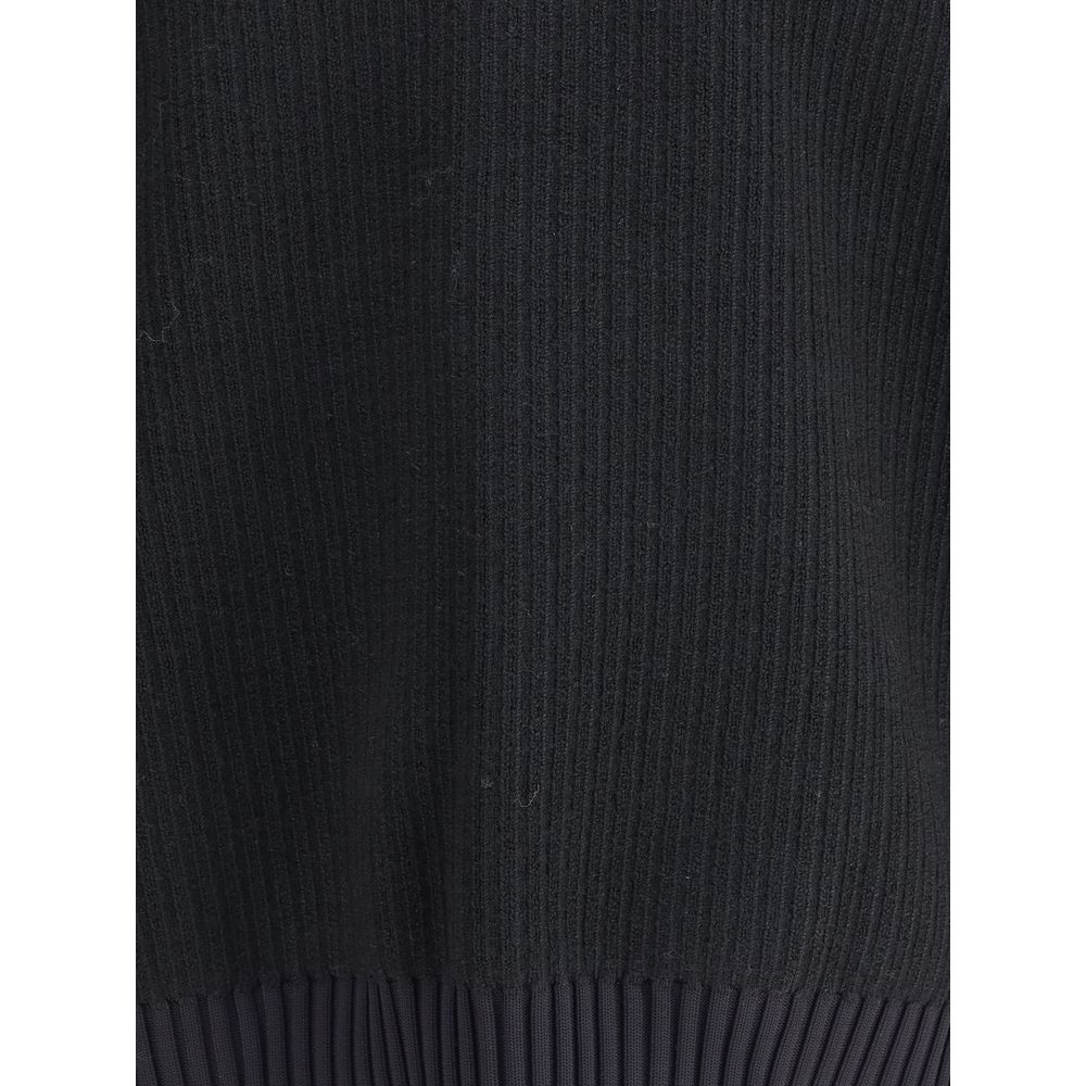 Y-3 Schwarzer Woll-Sweatshirt
