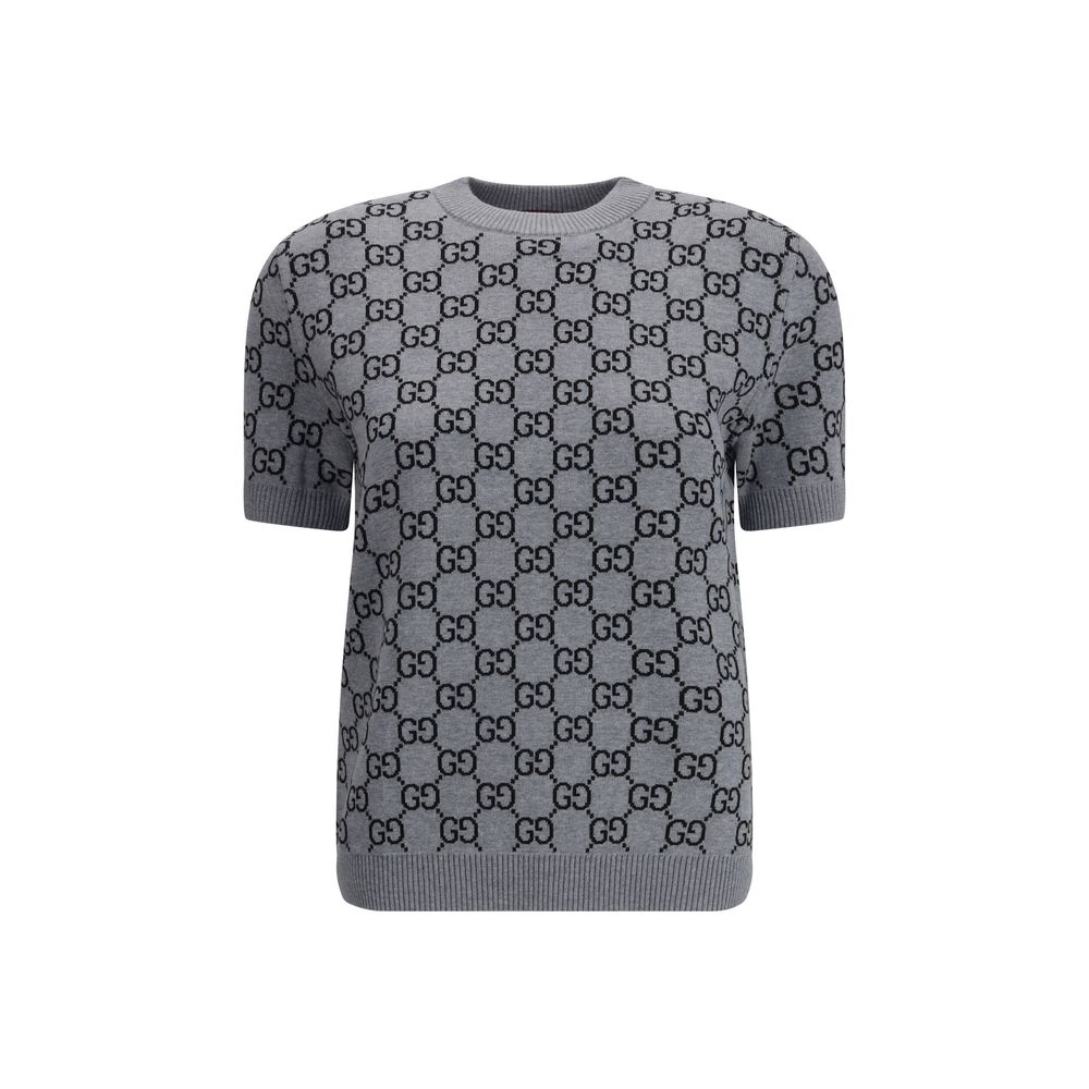 Gucci Grauer Woll-Sweatshirt