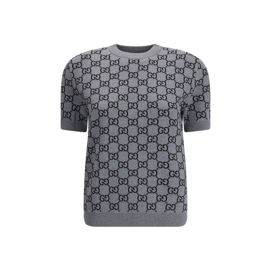 Gucci Grauer Woll-Sweatshirt