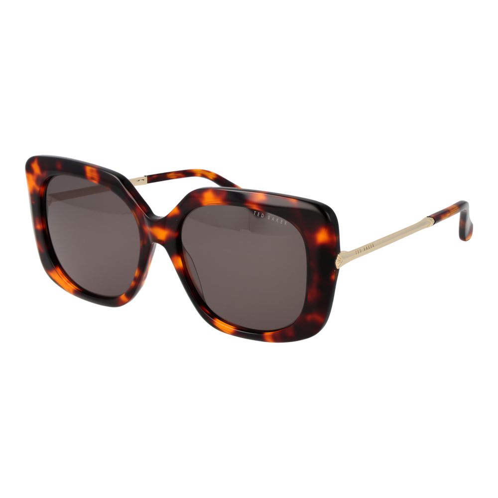 Ted Baker Braune Metall-Sonnenbrille