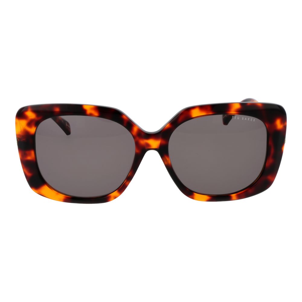 Ted Baker Braune Metall-Sonnenbrille