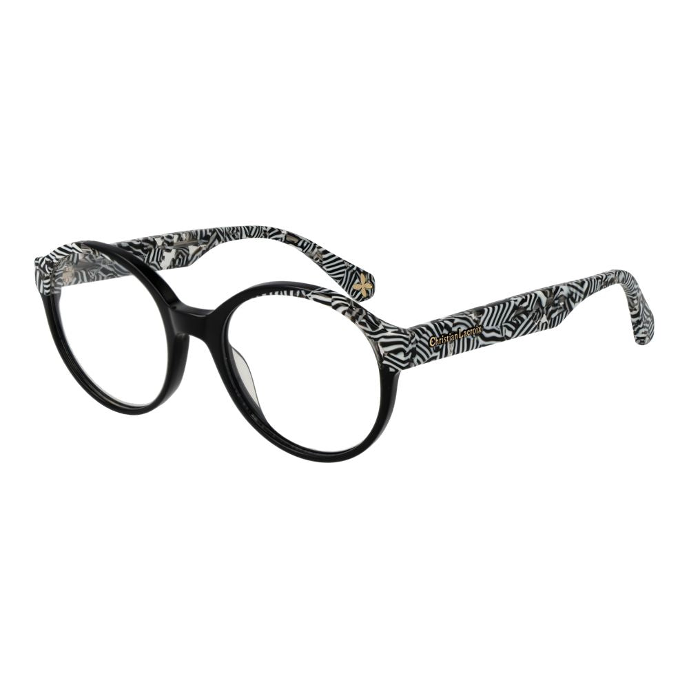 Christian Lacroix Schwarze Brille aus Acetat (Rahmen)