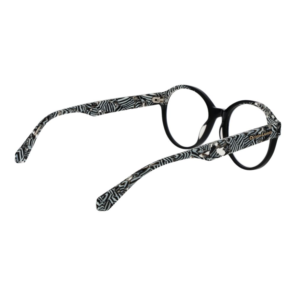 Christian Lacroix Schwarze Brille aus Acetat (Rahmen)