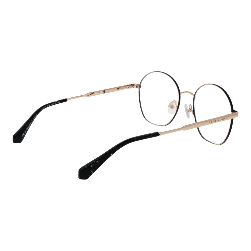 Christian Lacroix Beige Edelstahl-Brille (Gestelle)