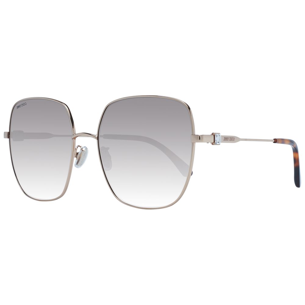Jimmy Choo Goldene Metall-Sonnenbrille