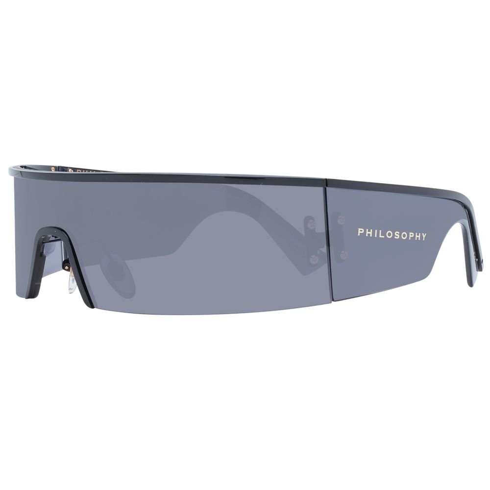 Lozza Sonnenbrille aus schwarzem Metall