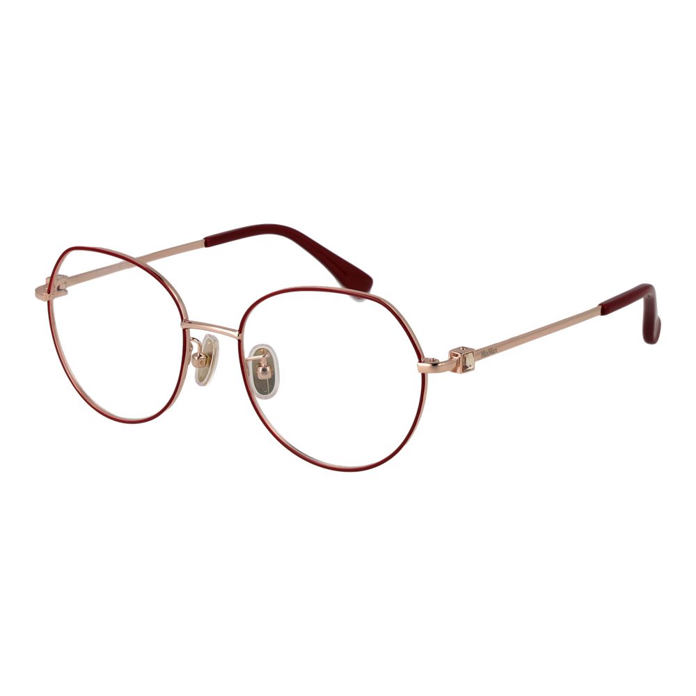 Max Mara Rote Metallbrille (Gestell)
