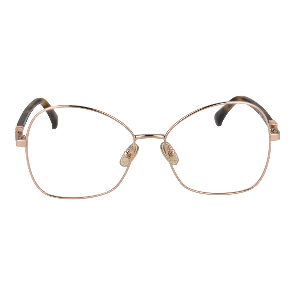 Max Mara Brille mit roségoldenem Metallrahmen