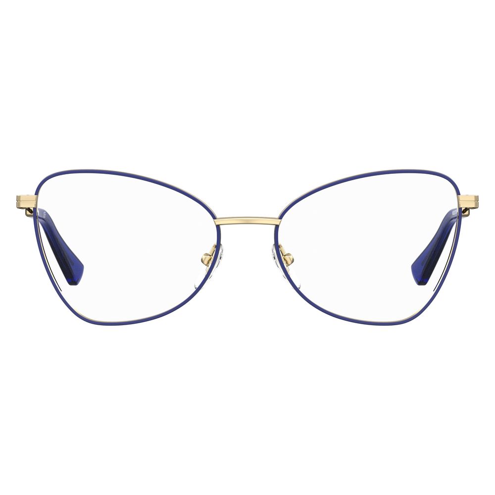 Moschino Blaue Metallbrille (Gestelle)