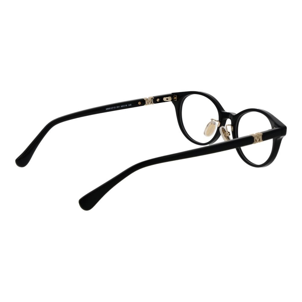 Max Mara Schwarze Acetat-Brille (Gestell)