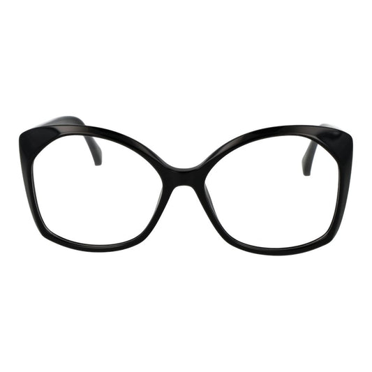 Max Mara Schwarze Acetat-Brille (Rahmen)