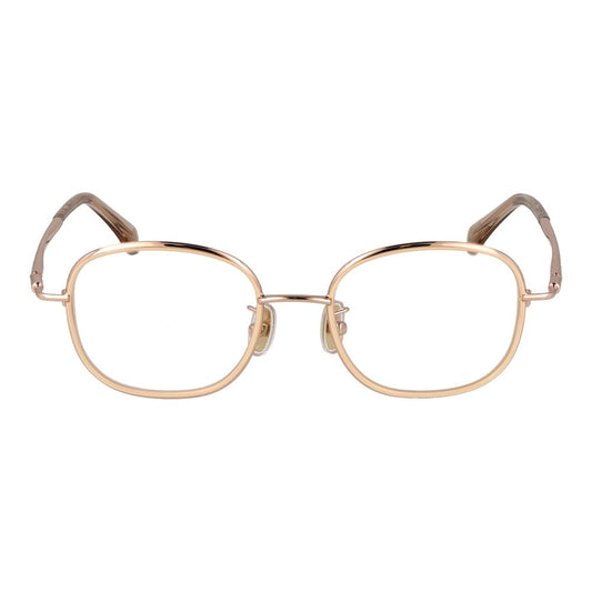 Max Mara Brille mit roségoldenem Metallgestell