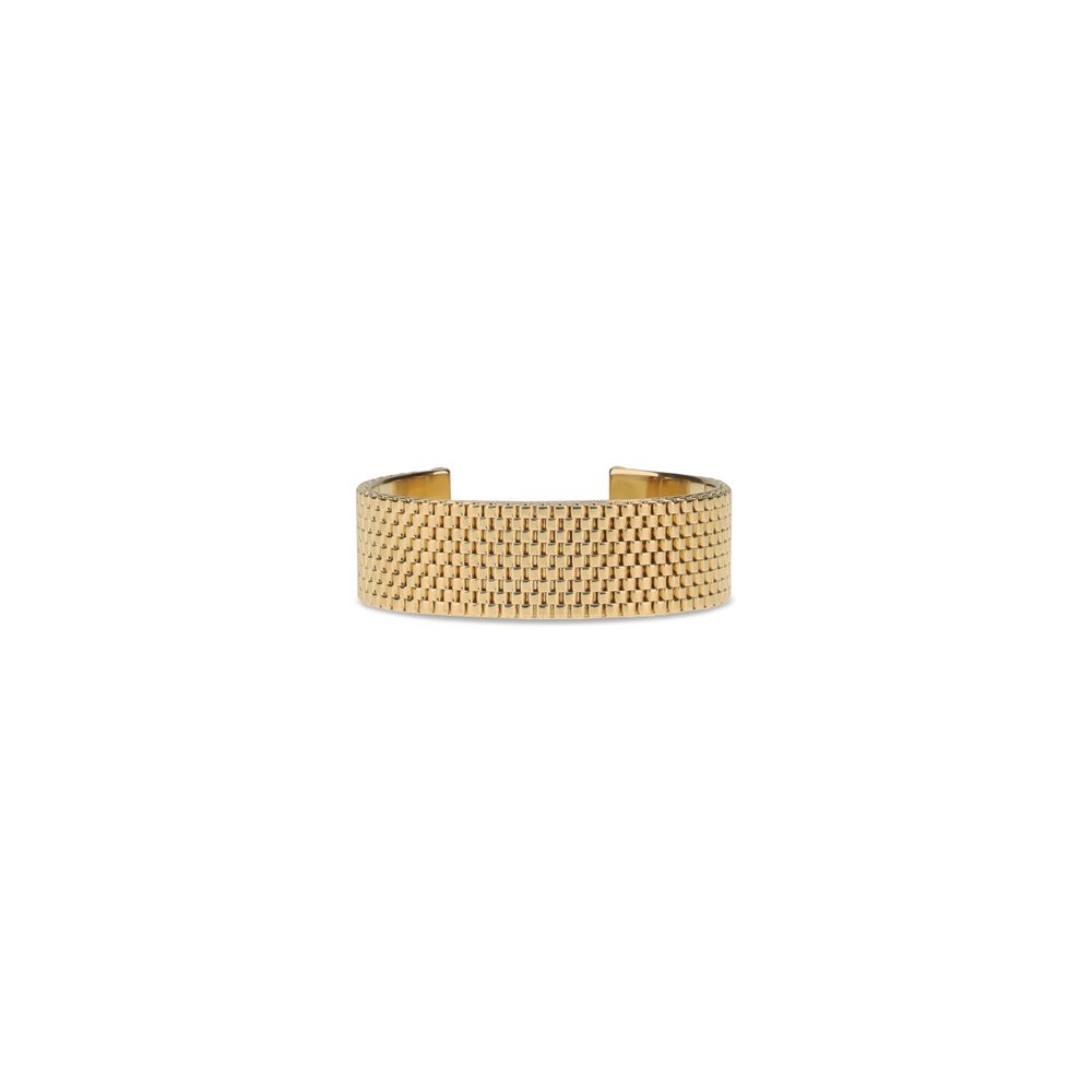 Jil Sander Armband aus goldenem Messing