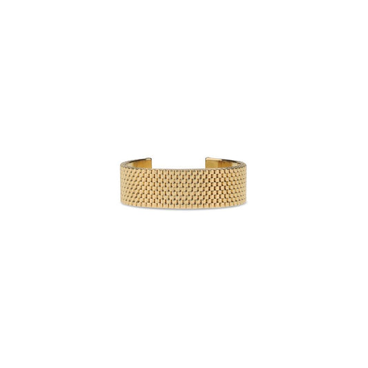 Jil Sander Armband aus goldenem Messing