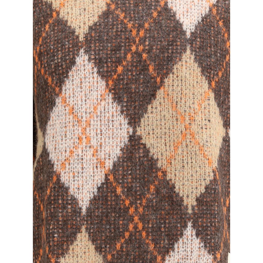 Emporio Armani Braunes Polyamid-Sweatshirt