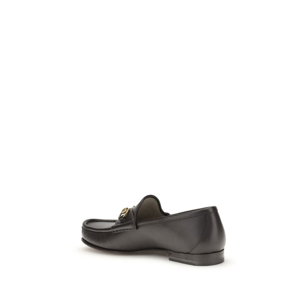 Gucci Braune Kalbsleder Bos Taurus Slip-On Loafer