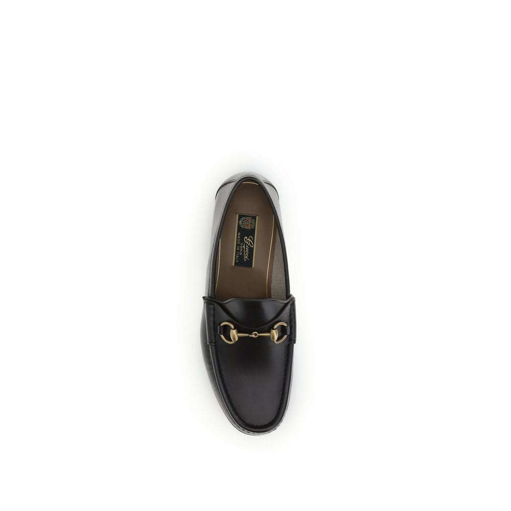 Gucci Braune Kalbsleder Bos Taurus Slip-On Loafer