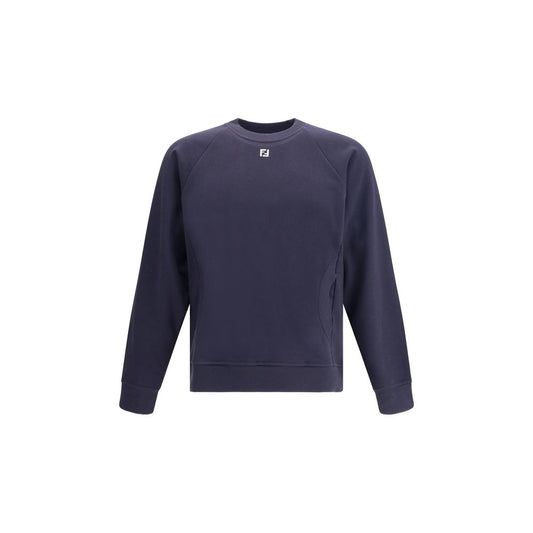 Fendi Baumwoll-Sweatshirt in Blau