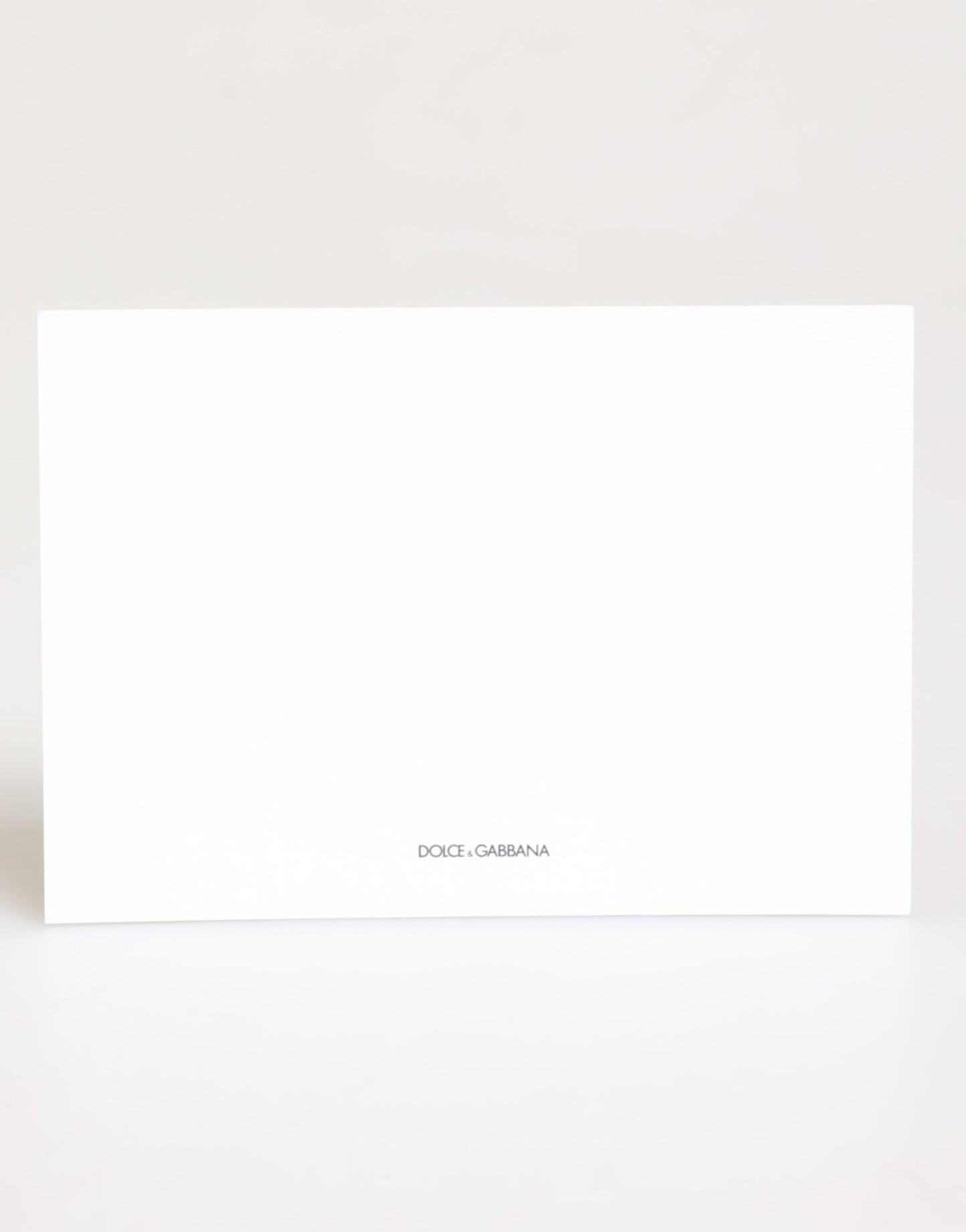 Dolce & Gabbana Multicolor Leopard Print Umschlag Papier Postkarte Halter