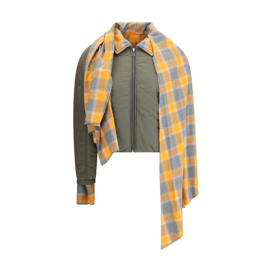 MARBELL Grüner Baumwollmantel