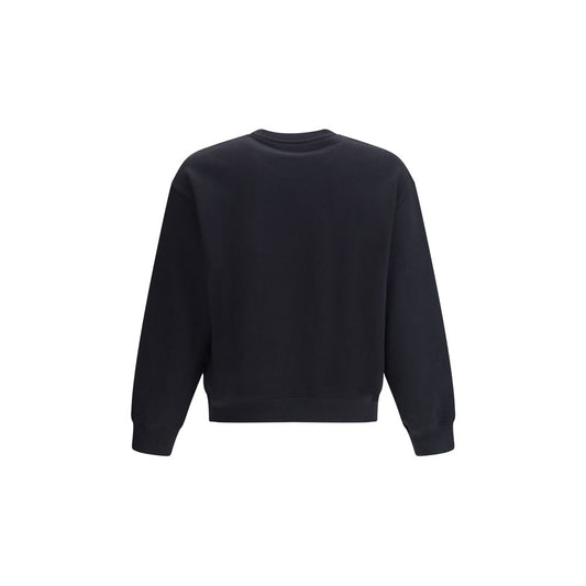 Maison Kitsuné Schwarzer Baumwoll-Sweatshirt