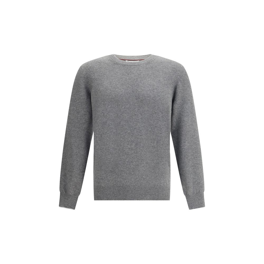 Brunello Cucinelli Grauer Kaschmir-Pullover