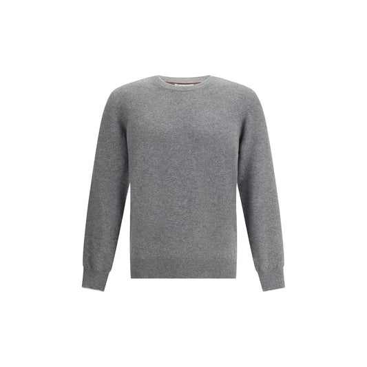 Brunello Cucinelli Grauer Kaschmir-Pullover