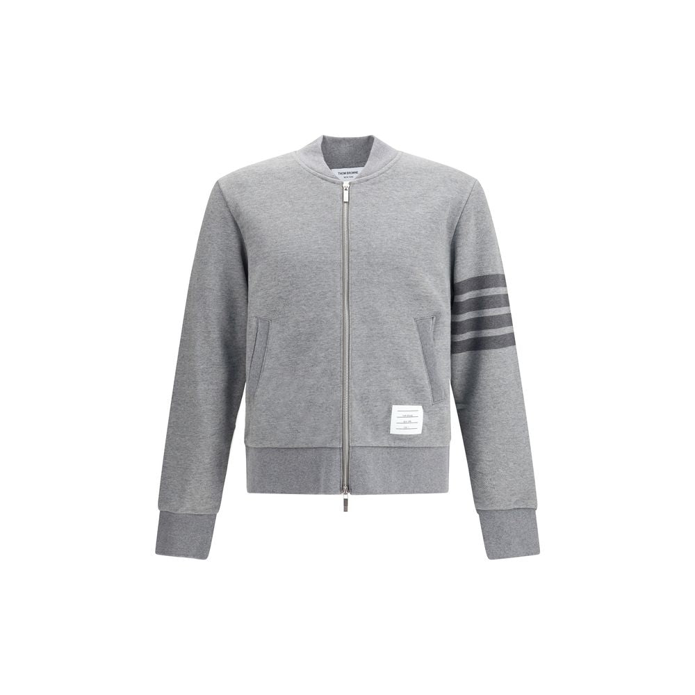 Thom Browne Grauer Baumwoll-Sweatshirt