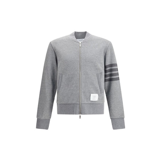 Thom Browne Grauer Baumwoll-Sweatshirt